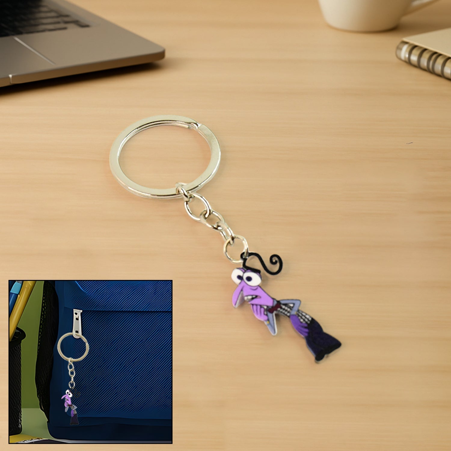 Adorable Cartoon Character Keychain  Adorable Cartoon Character Keychain